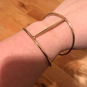 Gold tone cuff
